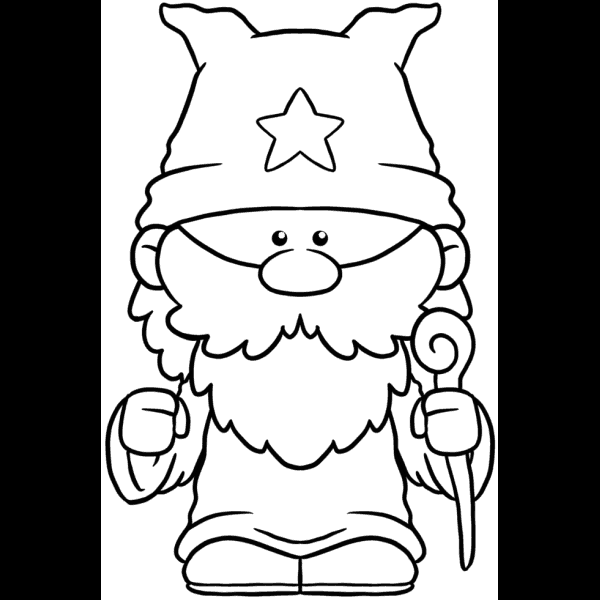 Simple Gnome Free Clipart