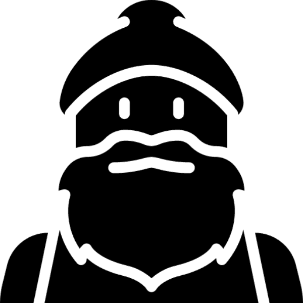 Simple Gnome Free Silhouette