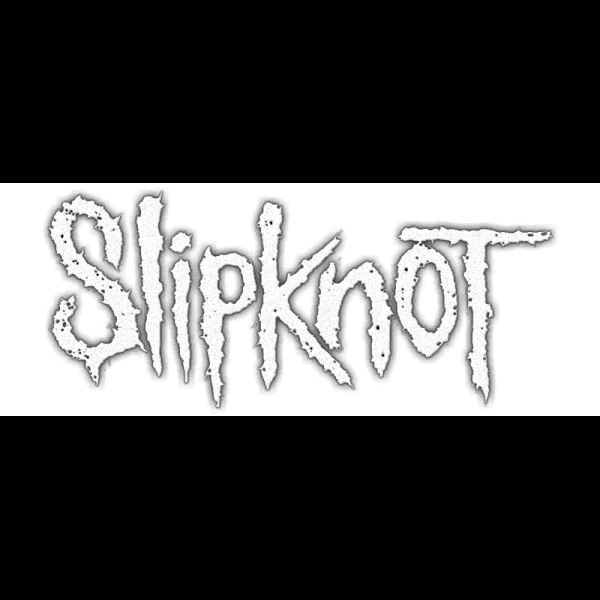 Simple White Slipknot Logo