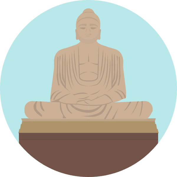 Sitting Buddha Illustration