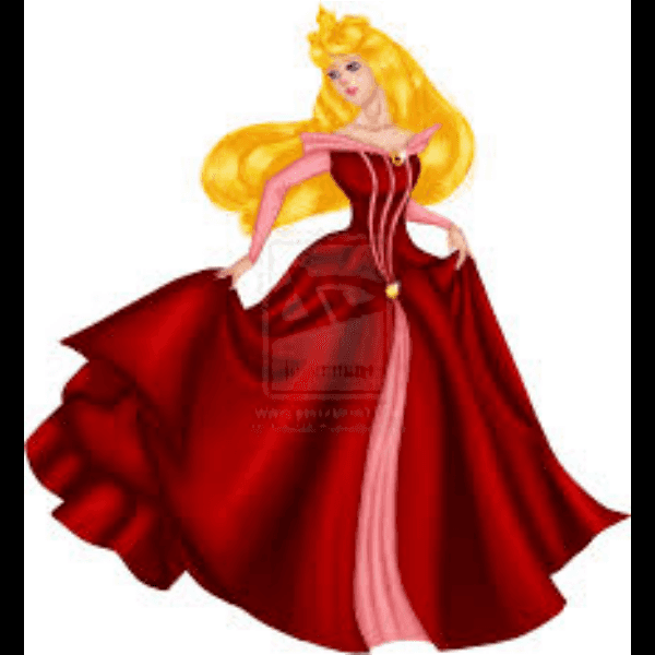 Sleeping Beauty In Red Gown