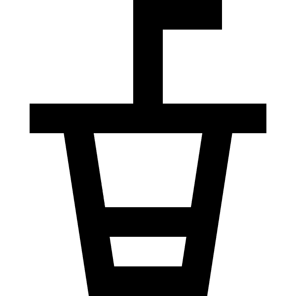 Soda Drink With Straw