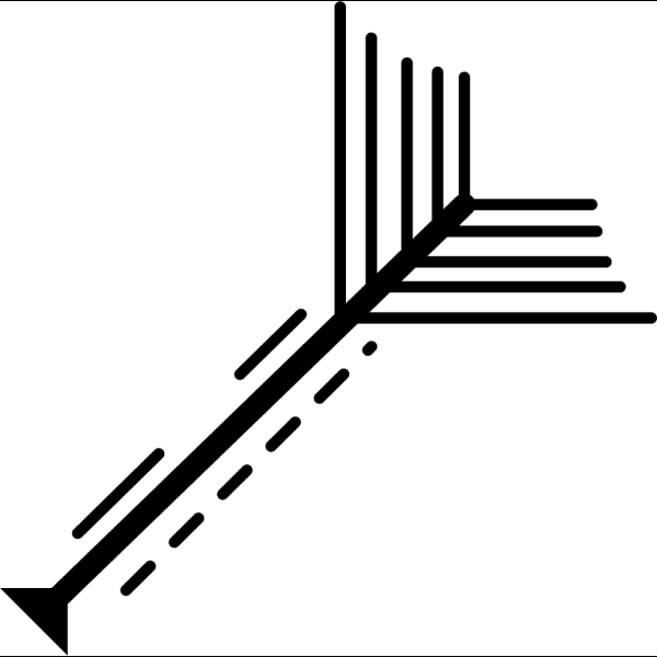 Straight Line Illustration