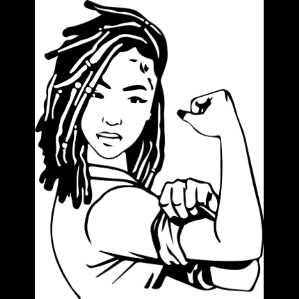 Strong Women Icon Sketch