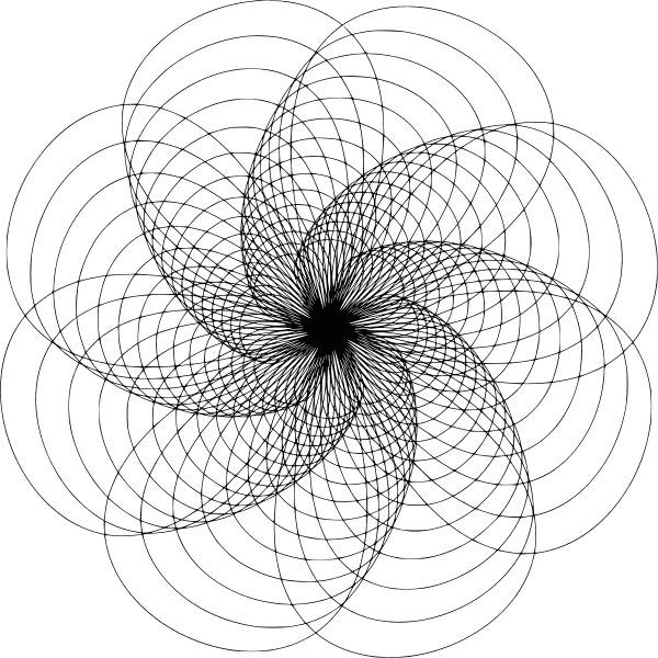 Swirl Line Abstract Spiral Art