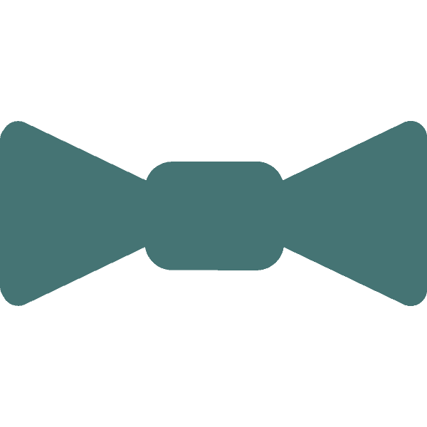 Teal Bowtie Free Clipart