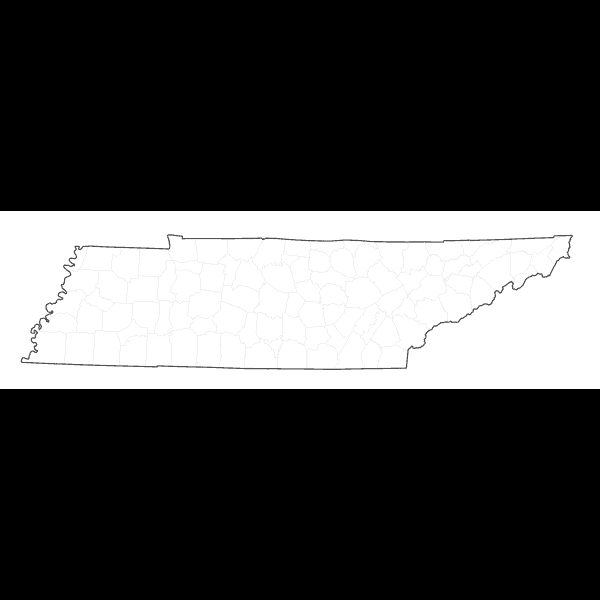 Tennessee Map Drawing