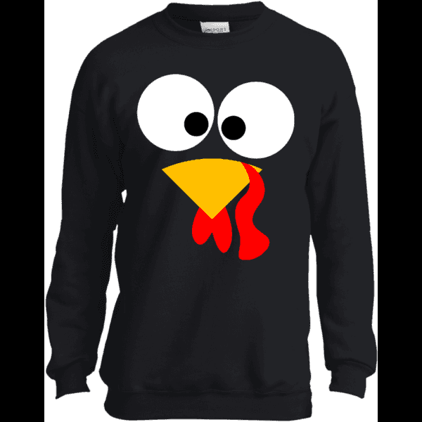 Thanksgiving Shirt With Turkey Face