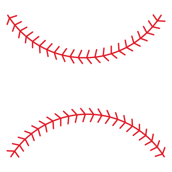 Thin Red Baseball Laces