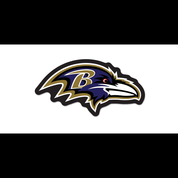 Tiny Baltimore Ravens Logo Sticker