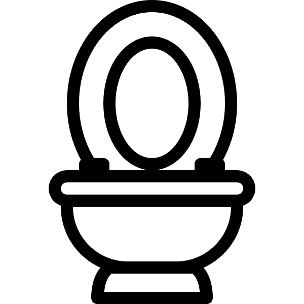 Toilet Bowl Outline