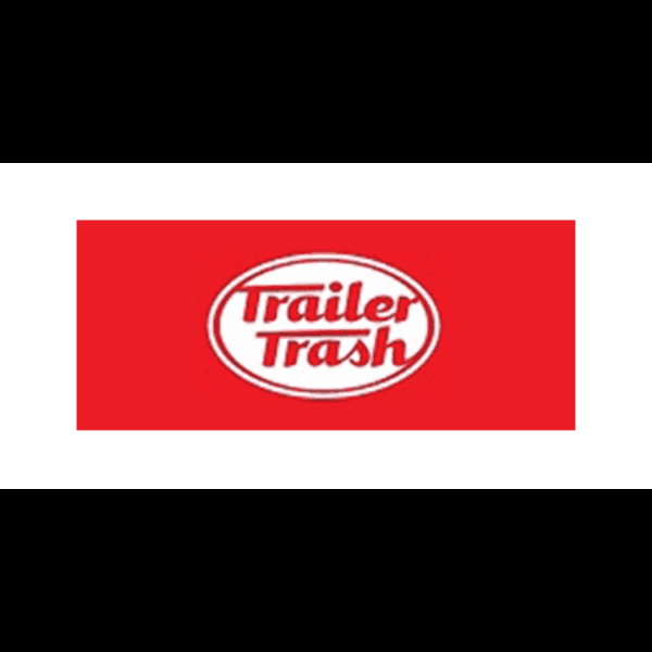 Trailer Trash On Red Rectangle