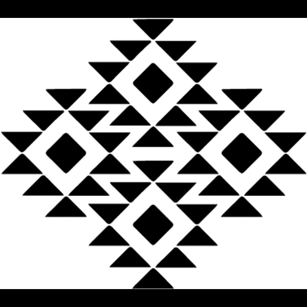 Triangles In Aztec Free Pattern