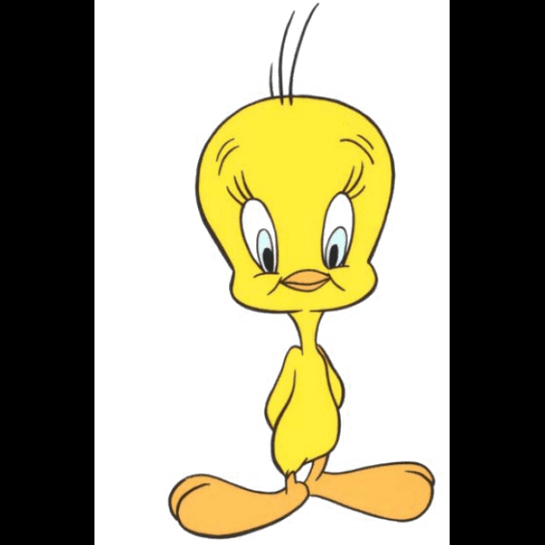 Tweety Bird Hands At Back