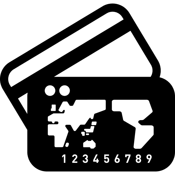 Two Credit Credit Card Illustration