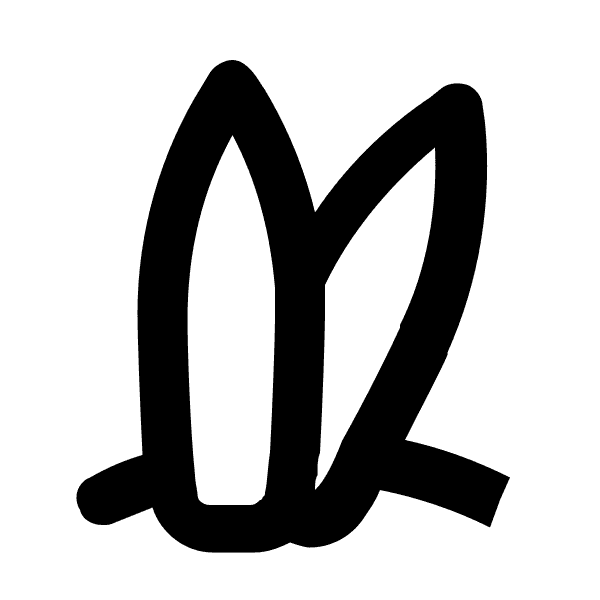 Two Surf Boards Stood Up