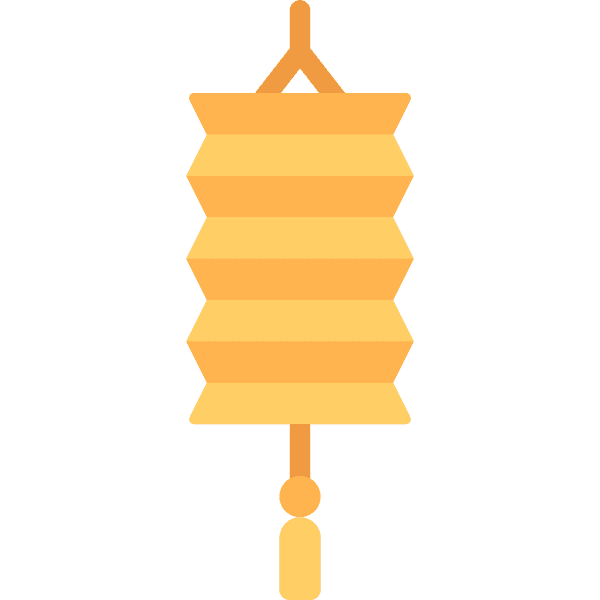 Two-toned Hanging Lantern