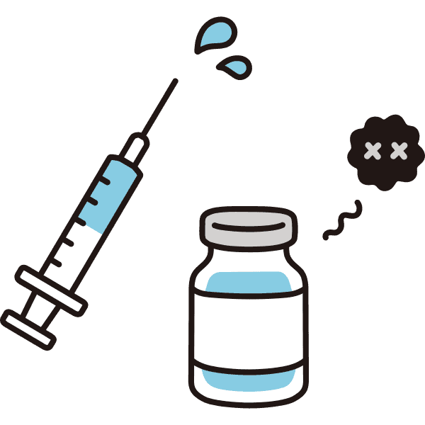 Vaccine Bottle With Syringe