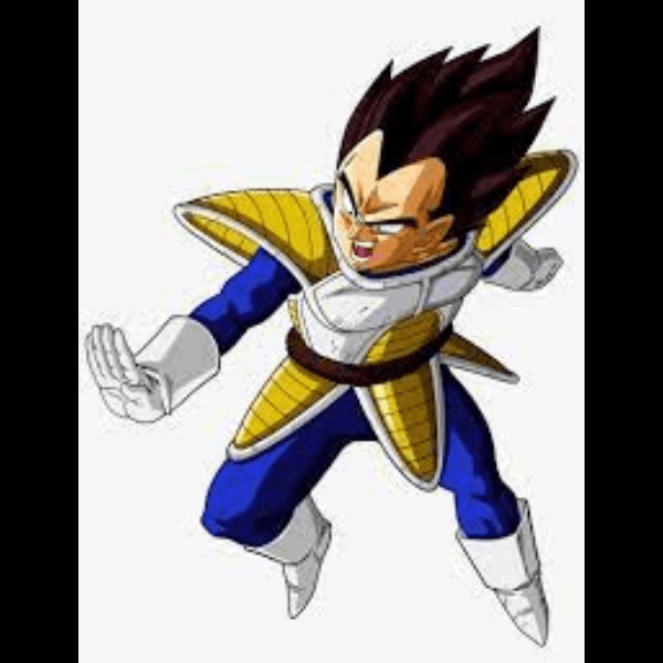 Vegeta Looks Angry