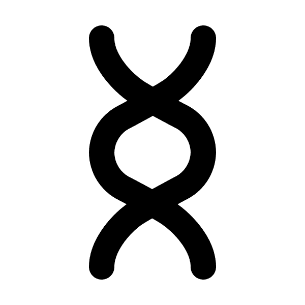 Vertical Dna Strand Line