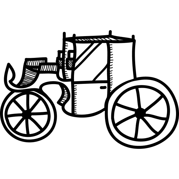 Vintage Carriage Sketch