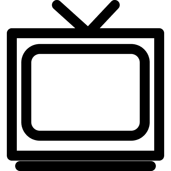 Vintage Tv Outline