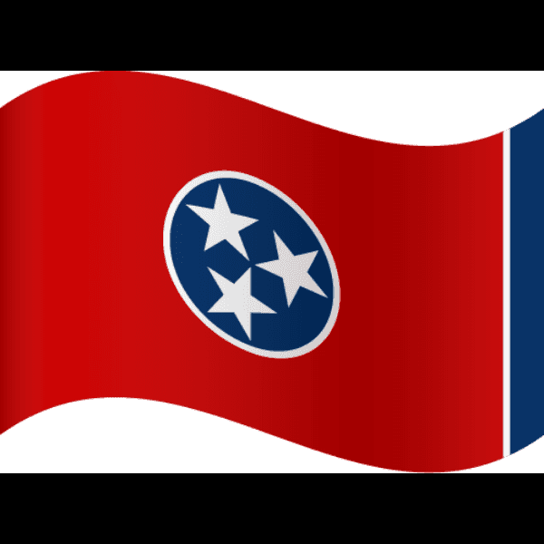 Wavy Tennessee Flag