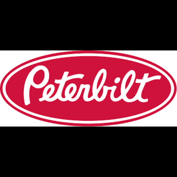 White And Red Peterbilt Logo
