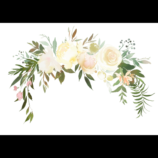 White Floral Border Template Free Wedding Invitation Files For Cricut