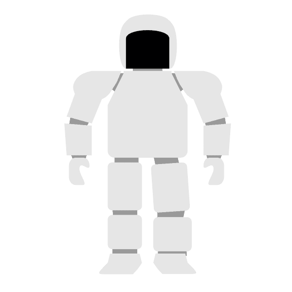 White Humanoid Robotics