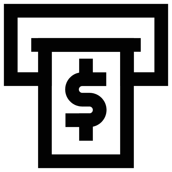 Withdraw Dollar Sign