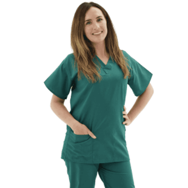 Woman In Green Scrubs