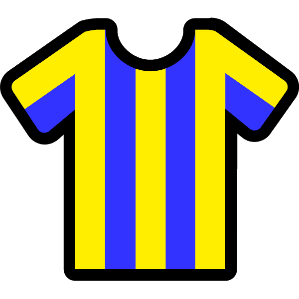 Yellow And Blue Stripes Shirt