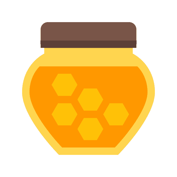 Yellow Honey Jar