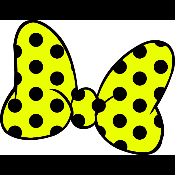 Yellow Minnie Mouse Bow Free