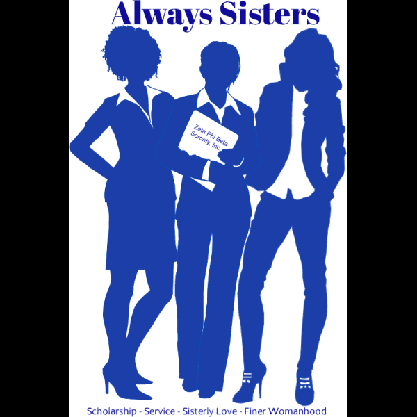 Zeta Phi Beta Women's Silhouette