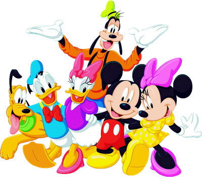 Cheerful Disney Friends