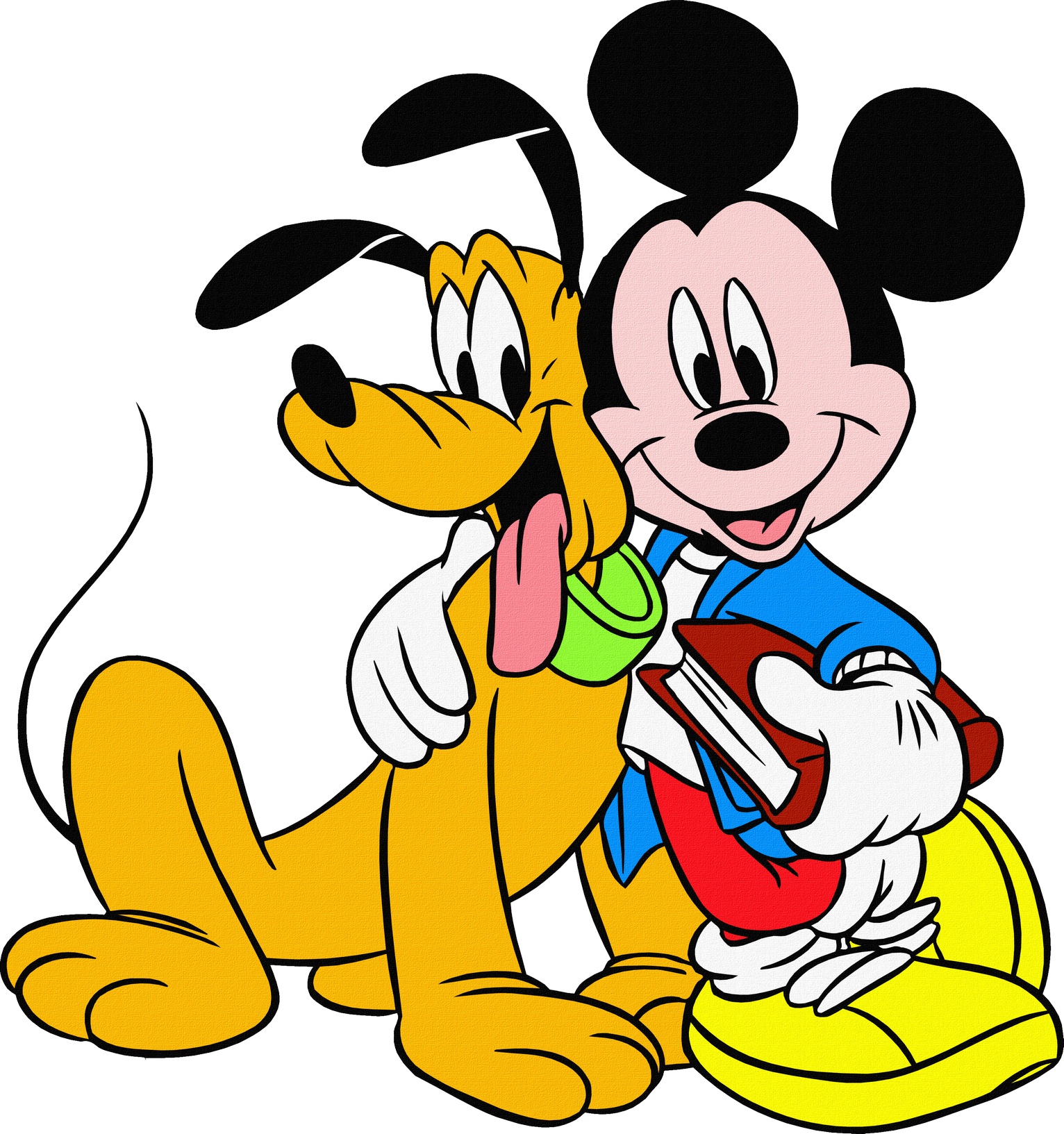 Disney Friends Mickey And Pluto