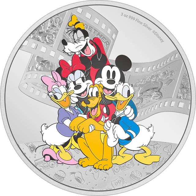 Disney Friends Silver Coin